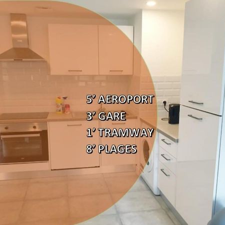 ניס Appartements Renove 2023 Proche Aeroport 5Min, Gare Sncf 2 Min, Tramway Au Pied De L'Immeuble , Parking Possible, Renovated Apartments 2023 Near The Airport 5 Min, Train Station 2 Min, Tram Next To The Building 1 Min, Parking Possible מראה חיצוני תמונה