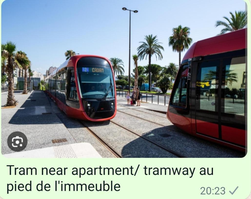 ניס Appartements Renove 2023 Proche Aeroport 5Min, Gare Sncf 2 Min, Tramway Au Pied De L'Immeuble , Parking Possible, Renovated Apartments 2023 Near The Airport 5 Min, Train Station 2 Min, Tram Next To The Building 1 Min, Parking Possible מראה חיצוני תמונה