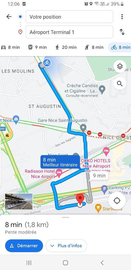 ניס Appartements Renove 2023 Proche Aeroport 5Min, Gare Sncf 2 Min, Tramway Au Pied De L'Immeuble , Parking Possible, Renovated Apartments 2023 Near The Airport 5 Min, Train Station 2 Min, Tram Next To The Building 1 Min, Parking Possible מראה חיצוני תמונה